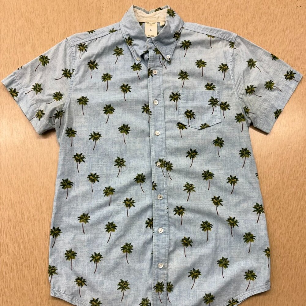 vintage Three Over One slim fit button down